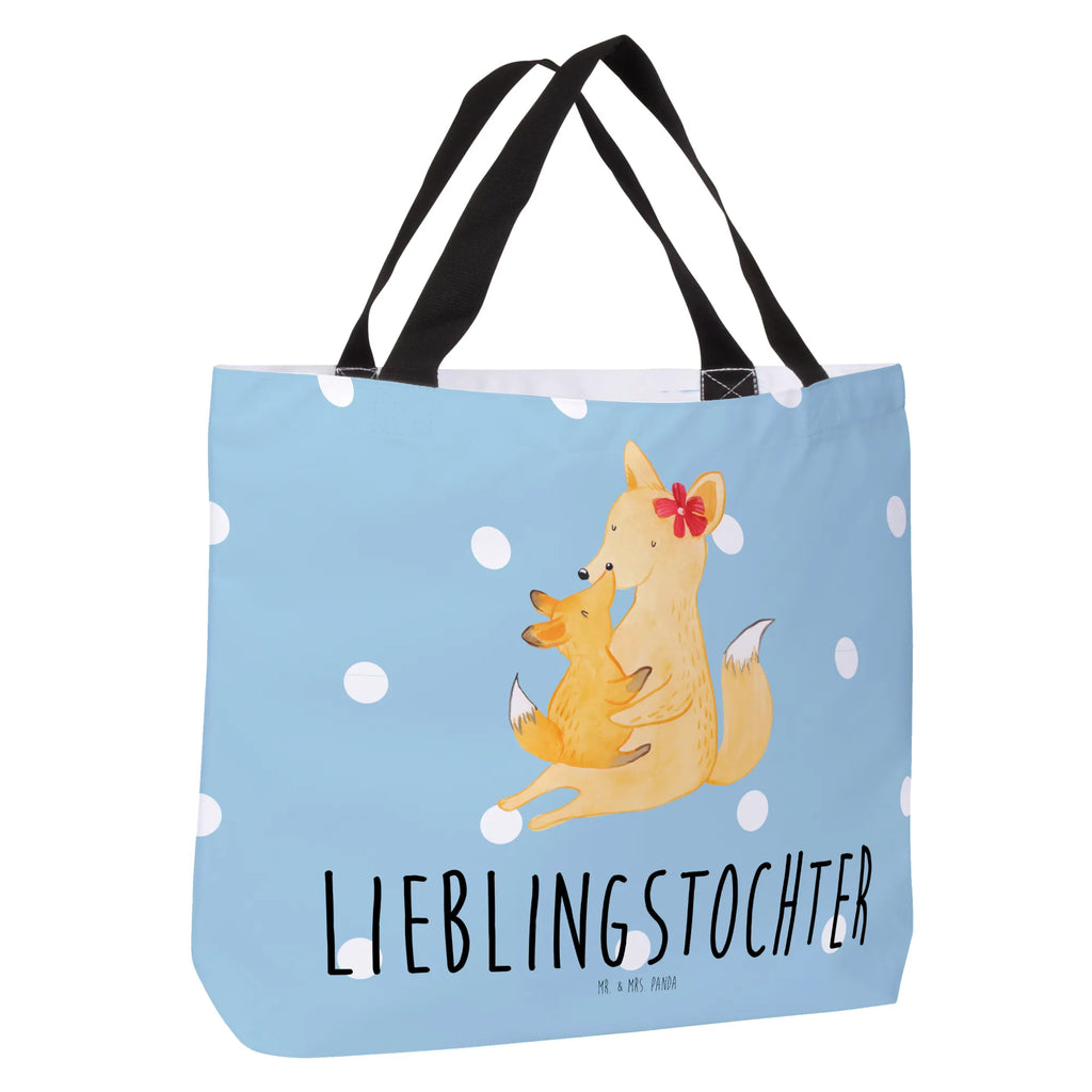 Shopper Fuchs Mama & Kind Beutel, Einkaufstasche, Tasche, Strandtasche, Einkaufsbeutel, Shopper, Schultasche, Freizeittasche, Tragebeutel, Schulbeutel, Alltagstasche, Familie, Vatertag, Muttertag, Bruder, Schwester, Mama, Papa, Oma, Opa, Mutter, Tochter, Lieblingstochter, Beste Tochter, Geschenk