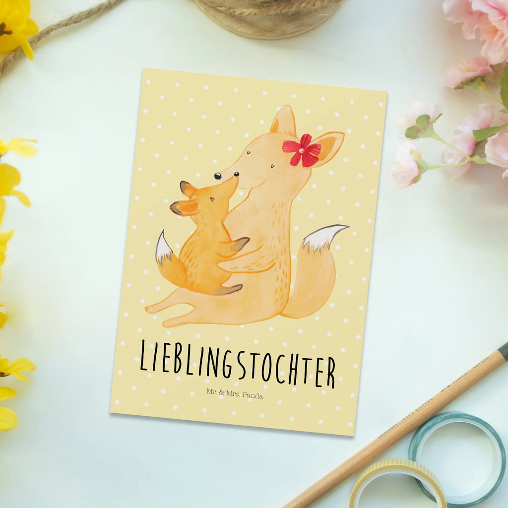 Postkarte Fuchs Mama Postkarte, Karte, Geschenkkarte, Grußkarte, Einladung, Ansichtskarte, Geburtstagskarte, Einladungskarte, Dankeskarte, Ansichtskarten, Einladung Geburtstag, Einladungskarten Geburtstag, Familie, Vatertag, Muttertag, Bruder, Schwester, Mama, Papa, Oma, Opa, Mutter, Tochter, Lieblingstochter, Beste Tochter, Geschenk