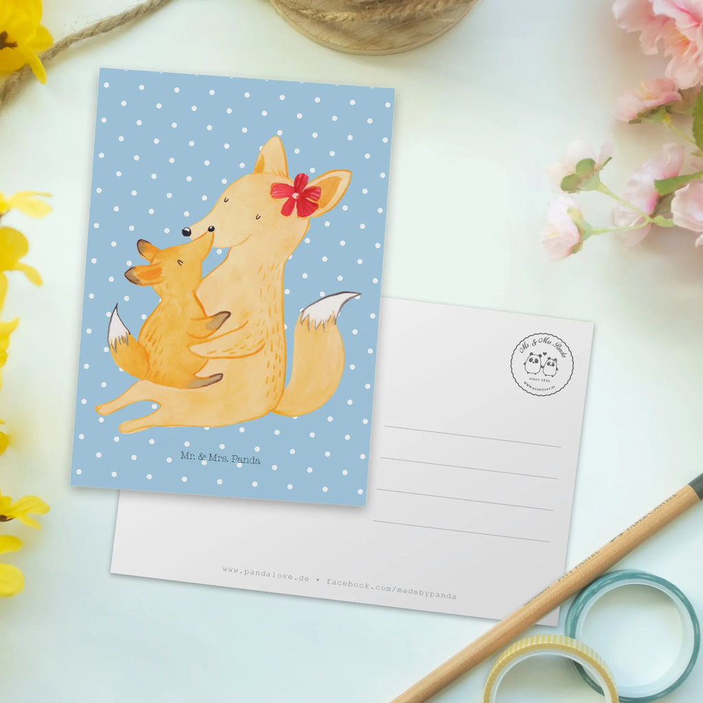 Postkarte Fuchs Mama Postkarte, Karte, Geschenkkarte, Grußkarte, Einladung, Ansichtskarte, Geburtstagskarte, Einladungskarte, Dankeskarte, Ansichtskarten, Einladung Geburtstag, Einladungskarten Geburtstag, Familie, Vatertag, Muttertag, Bruder, Schwester, Mama, Papa, Oma, Opa, Mutter, Tochter, Lieblingstochter, Beste Tochter, Geschenk