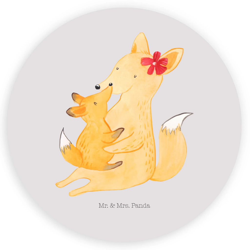 Rund Aufkleber Fuchs Mama & Kind Sticker, Aufkleber, Etikett, Kinder, rund, Familie, Vatertag, Muttertag, Bruder, Schwester, Mama, Papa, Oma, Opa, Mutter, Tochter, Lieblingstochter, Beste Tochter, Geschenk