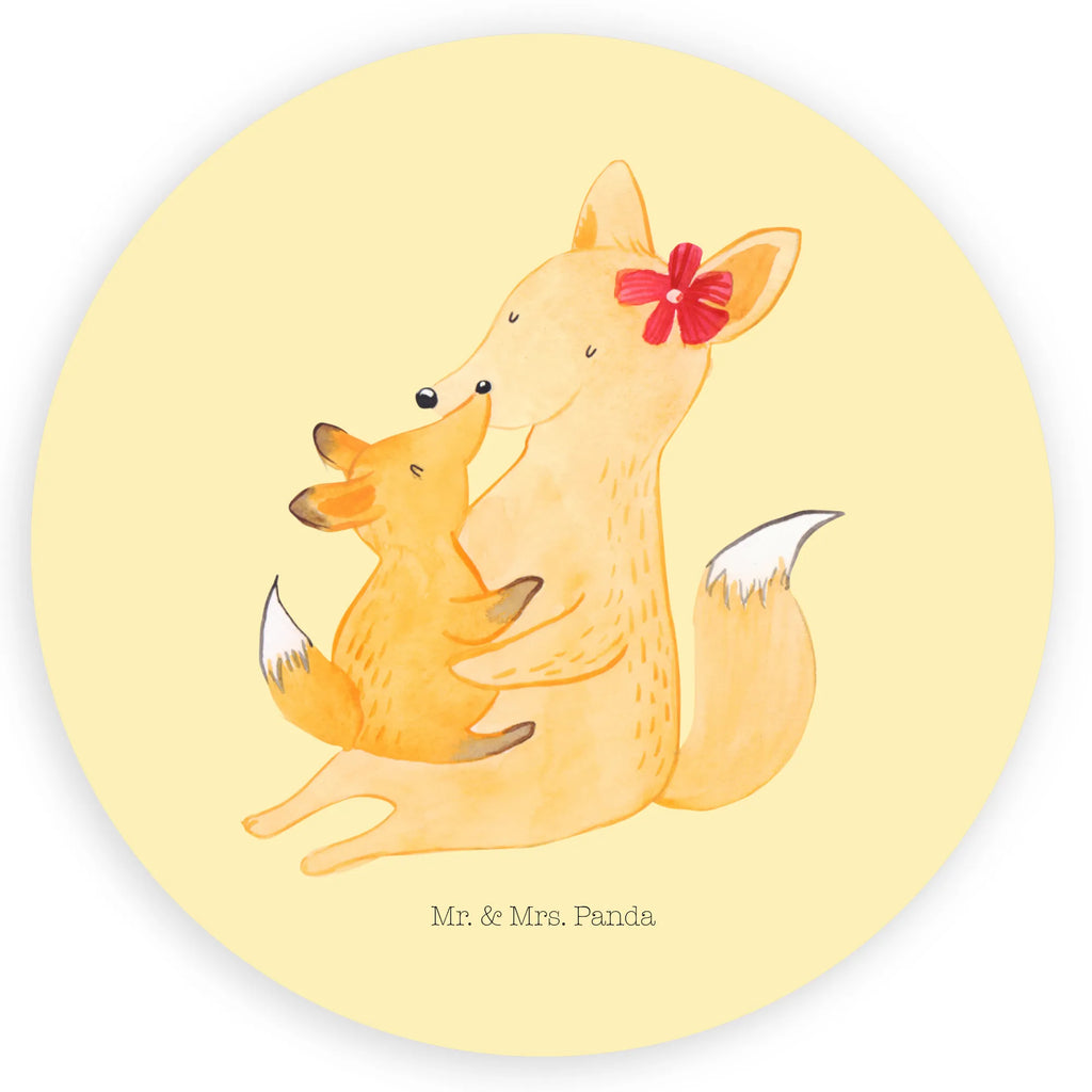 Rund Aufkleber Fuchs Mama & Kind Sticker, Aufkleber, Etikett, Kinder, rund, Familie, Vatertag, Muttertag, Bruder, Schwester, Mama, Papa, Oma, Opa, Mutter, Tochter, Lieblingstochter, Beste Tochter, Geschenk