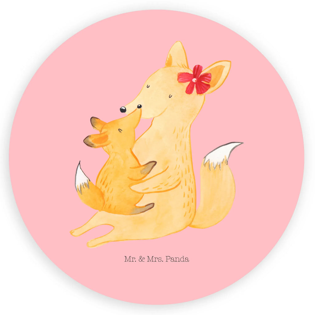 Rund Aufkleber Fuchs Mama & Kind Sticker, Aufkleber, Etikett, Kinder, rund, Familie, Vatertag, Muttertag, Bruder, Schwester, Mama, Papa, Oma, Opa, Mutter, Tochter, Lieblingstochter, Beste Tochter, Geschenk