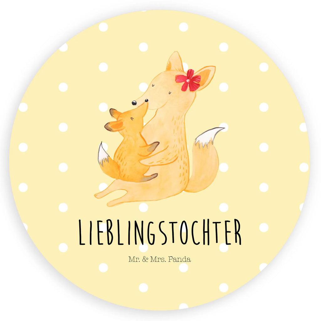 Rund Aufkleber Fuchs Mama & Kind Sticker, Aufkleber, Etikett, Kinder, rund, Familie, Vatertag, Muttertag, Bruder, Schwester, Mama, Papa, Oma, Opa, Mutter, Tochter, Lieblingstochter, Beste Tochter, Geschenk