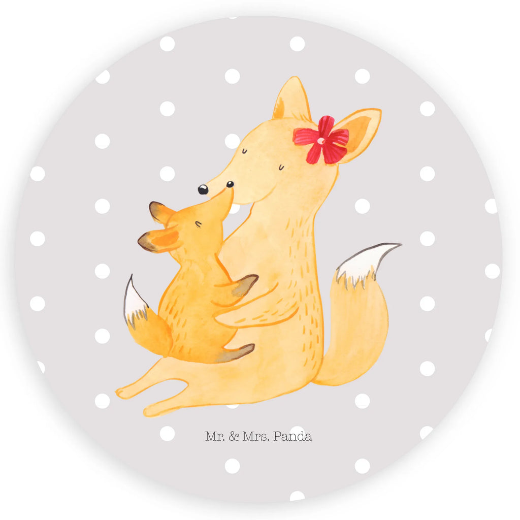 Rund Aufkleber Fuchs Mama & Kind Sticker, Aufkleber, Etikett, Kinder, rund, Familie, Vatertag, Muttertag, Bruder, Schwester, Mama, Papa, Oma, Opa, Mutter, Tochter, Lieblingstochter, Beste Tochter, Geschenk