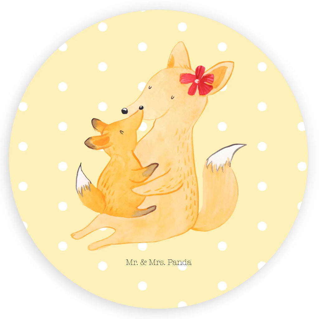 Rund Aufkleber Fuchs Mama & Kind Sticker, Aufkleber, Etikett, Kinder, rund, Familie, Vatertag, Muttertag, Bruder, Schwester, Mama, Papa, Oma, Opa, Mutter, Tochter, Lieblingstochter, Beste Tochter, Geschenk