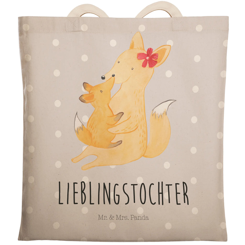 Einkaufstasche Fuchs Mama & Kind Tragetasche, Tasche, Beutel, Stofftasche, Baumwolltasche, Umhängetasche, Shopper, Einkaufstasche, Beuteltasche, Familie, Vatertag, Muttertag, Bruder, Schwester, Mama, Papa, Oma, Opa, Mutter, Tochter, Lieblingstochter, Beste Tochter, Geschenk