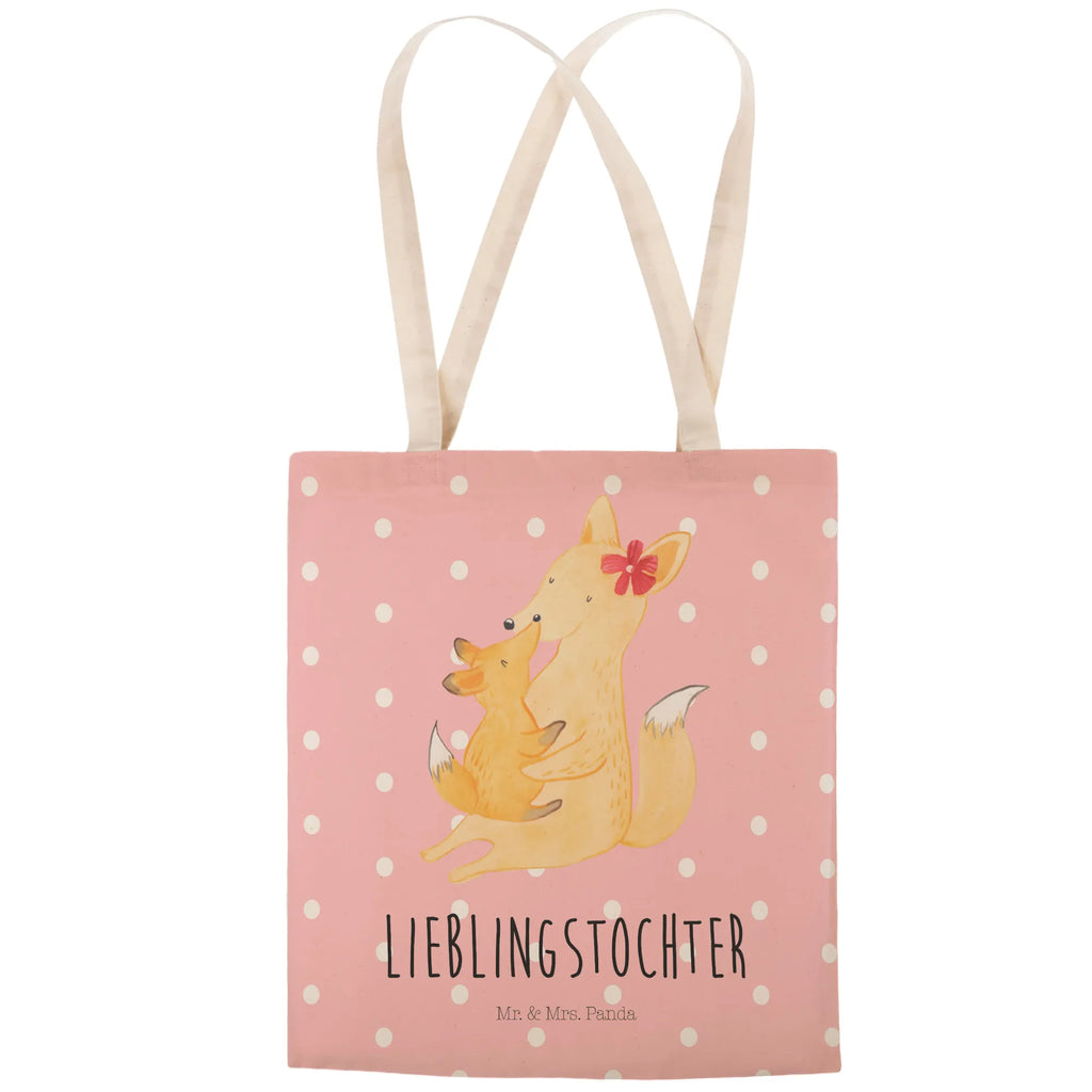 Einkaufstasche Fuchs Mama & Kind Tragetasche, Tasche, Beutel, Stofftasche, Baumwolltasche, Umhängetasche, Shopper, Einkaufstasche, Beuteltasche, Familie, Vatertag, Muttertag, Bruder, Schwester, Mama, Papa, Oma, Opa, Mutter, Tochter, Lieblingstochter, Beste Tochter, Geschenk