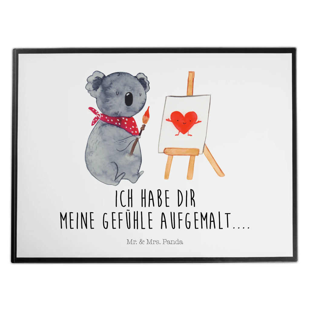 Schreibtischunterlage Koala Künstler Schreibunterlage, Schreibtischauflage, Bürobedarf, Büroartikel, Schreibwaren, Schreibtisch Unterlagen, Schreibtischunterlage Groß, Koala, Koalabär, Liebe, Liebensbeweis, Liebesgeschenk, Gefühle, Künstler, zeichnen