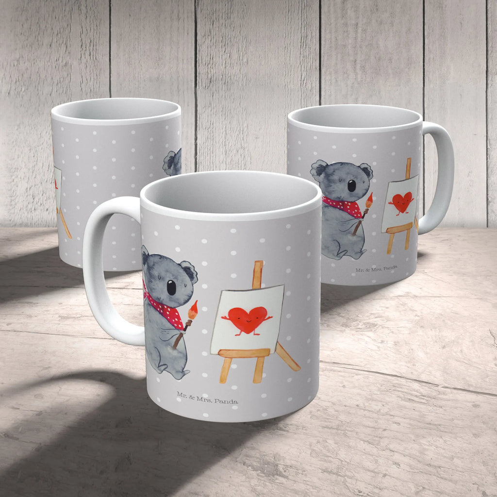 Kindertasse Koala Künstler Kindertasse, Kinder Tasse, Kunststoff Tasse, Kindergarten Tasse, Trinkbecher, Camping Becher, Kaffeetasse, Kunststoffbecher, Kindergartenbecher, Outdoorgeschirr, Kunststoffgeschirr, Reisebecher, Reisetasse, Kinderbecher, Bruchfeste Tasse, Bruchsichere Tasse, Plastik Tasse, Plastiktasse, Koala, Koalabär, Liebe, Liebensbeweis, Liebesgeschenk, Gefühle, Künstler, zeichnen