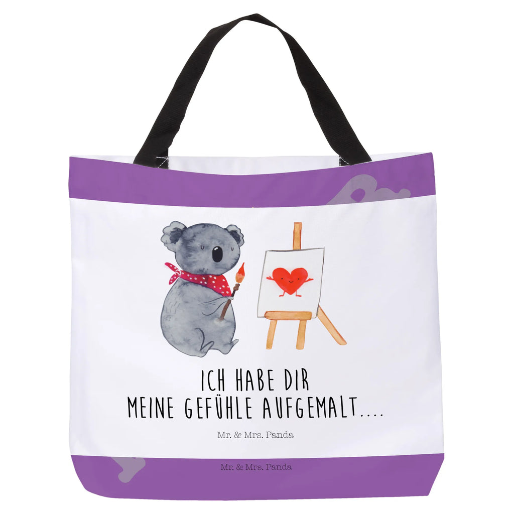 Shopper Koala Künstler Beutel, Einkaufstasche, Tasche, Strandtasche, Einkaufsbeutel, Shopper, Schultasche, Freizeittasche, Tragebeutel, Schulbeutel, Alltagstasche, Koala, Koalabär, Liebe, Liebensbeweis, Liebesgeschenk, Gefühle, Künstler, zeichnen