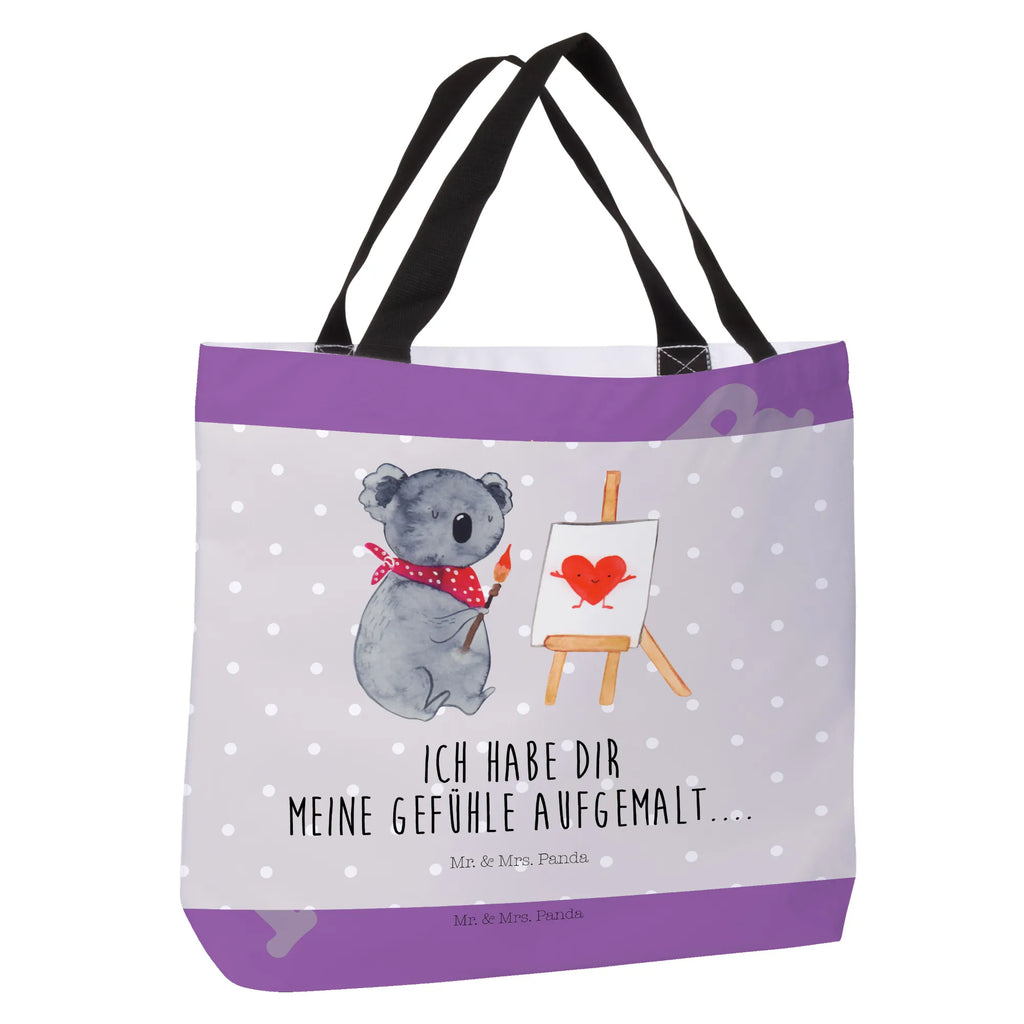 Shopper Koala Künstler Beutel, Einkaufstasche, Tasche, Strandtasche, Einkaufsbeutel, Shopper, Schultasche, Freizeittasche, Tragebeutel, Schulbeutel, Alltagstasche, Koala, Koalabär, Liebe, Liebensbeweis, Liebesgeschenk, Gefühle, Künstler, zeichnen