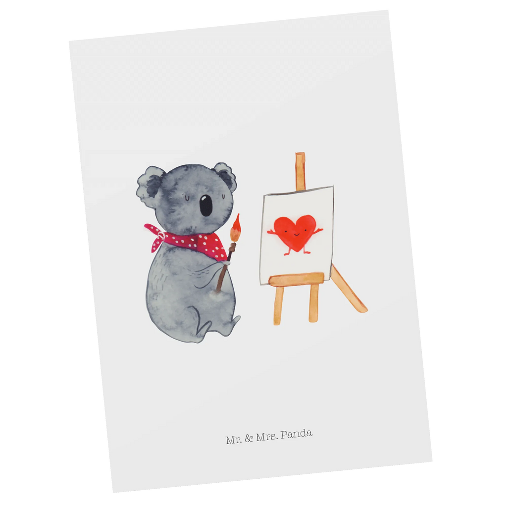 Postkarte Koala Künstler Postkarte, Karte, Geschenkkarte, Grußkarte, Einladung, Ansichtskarte, Geburtstagskarte, Einladungskarte, Dankeskarte, Ansichtskarten, Einladung Geburtstag, Einladungskarten Geburtstag, Koala, Koalabär, Liebe, Liebensbeweis, Liebesgeschenk, Gefühle, Künstler, zeichnen