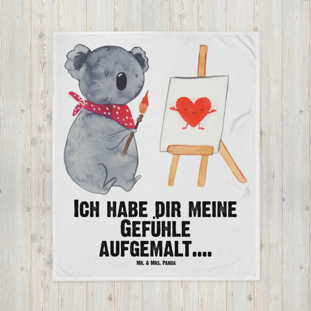 Babydecke Koala Künstler Babydecke, Babygeschenk, Geschenk Geburt, Babyecke Kuscheldecke, Krabbeldecke, Koala, Koalabär, Liebe, Liebensbeweis, Liebesgeschenk, Gefühle, Künstler, zeichnen