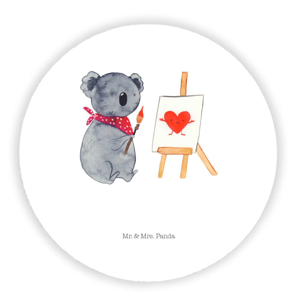 Rund Magnet Koala Künstler Kühlschrankmagnet, Pinnwandmagnet, Souvenir Magnet, Motivmagnete, Dekomagnet, Whiteboard Magnet, Notiz Magnet, Kühlschrank Dekoration, Koala, Koalabär, Liebe, Liebensbeweis, Liebesgeschenk, Gefühle, Künstler, zeichnen