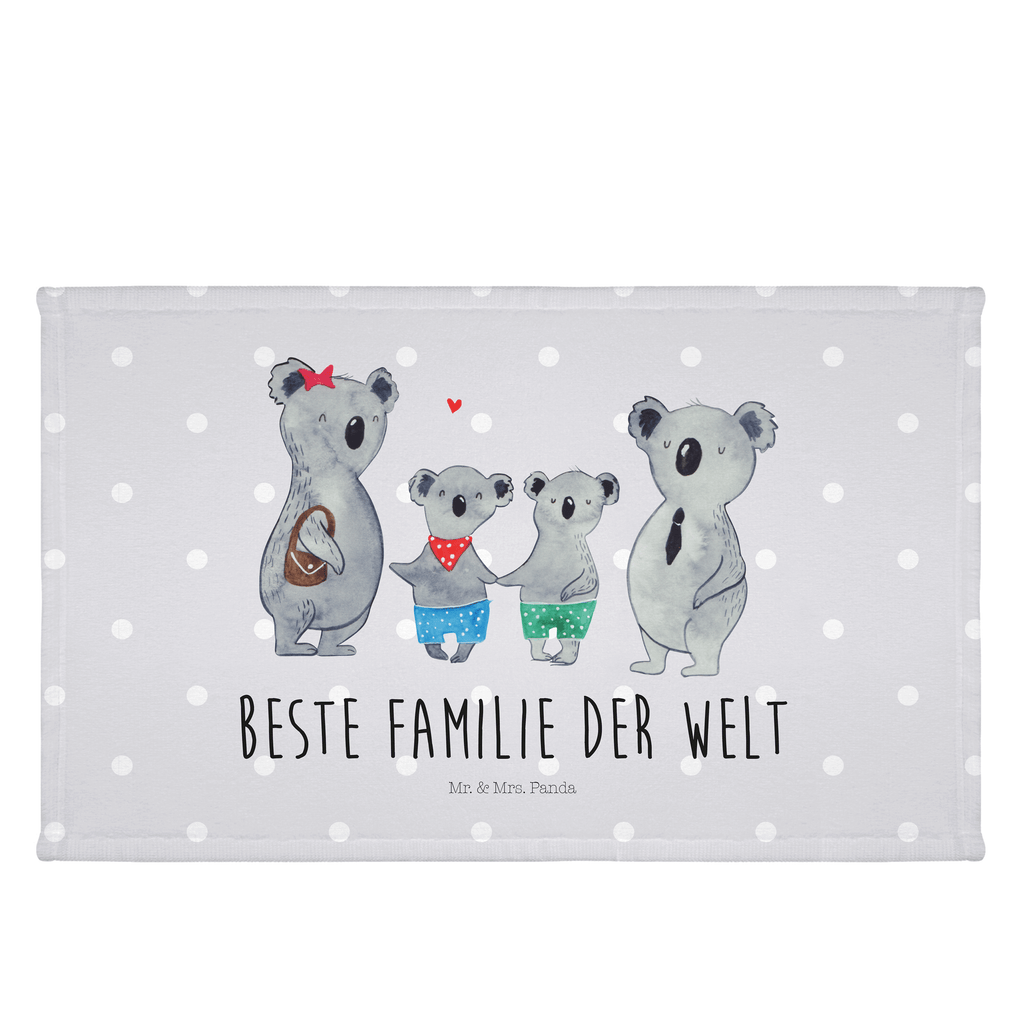 Handtuch Koala Familie zwei Handtuch, Badehandtuch, Badezimmer, Handtücher, groß, Kinder, Baby, Familie, Vatertag, Muttertag, Bruder, Schwester, Mama, Papa, Oma, Opa, Koala, Koalabär, beste Familie, Familienzeit, Familienleben, Koalafamilie, Lieblingsfamilie