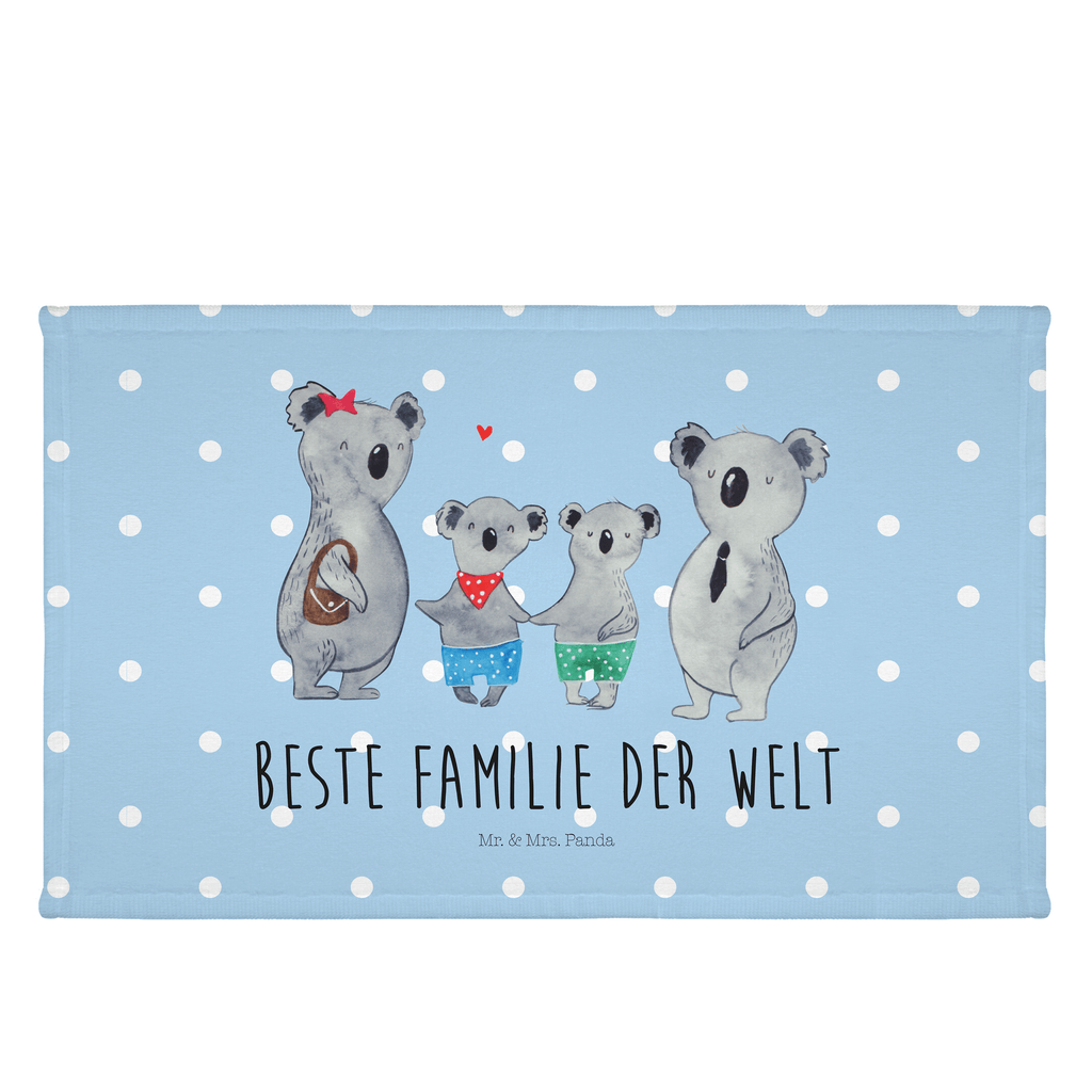 Handtuch Koala Familie zwei Handtuch, Badehandtuch, Badezimmer, Handtücher, groß, Kinder, Baby, Familie, Vatertag, Muttertag, Bruder, Schwester, Mama, Papa, Oma, Opa, Koala, Koalabär, beste Familie, Familienzeit, Familienleben, Koalafamilie, Lieblingsfamilie