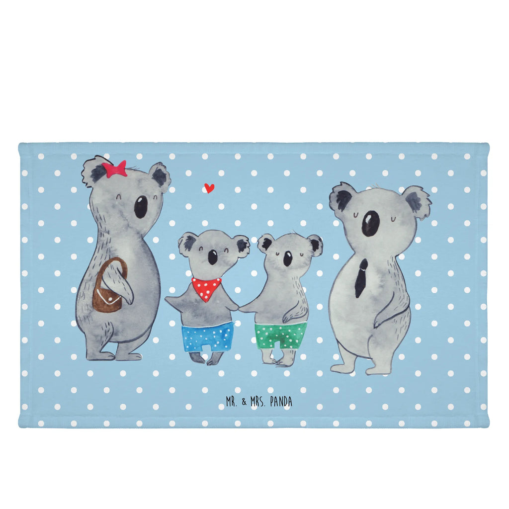 Handtuch Koala Familie zwei Handtuch, Badehandtuch, Badezimmer, Handtücher, groß, Kinder, Baby, Familie, Vatertag, Muttertag, Bruder, Schwester, Mama, Papa, Oma, Opa, Koala, Koalabär, beste Familie, Familienzeit, Familienleben, Koalafamilie, Lieblingsfamilie