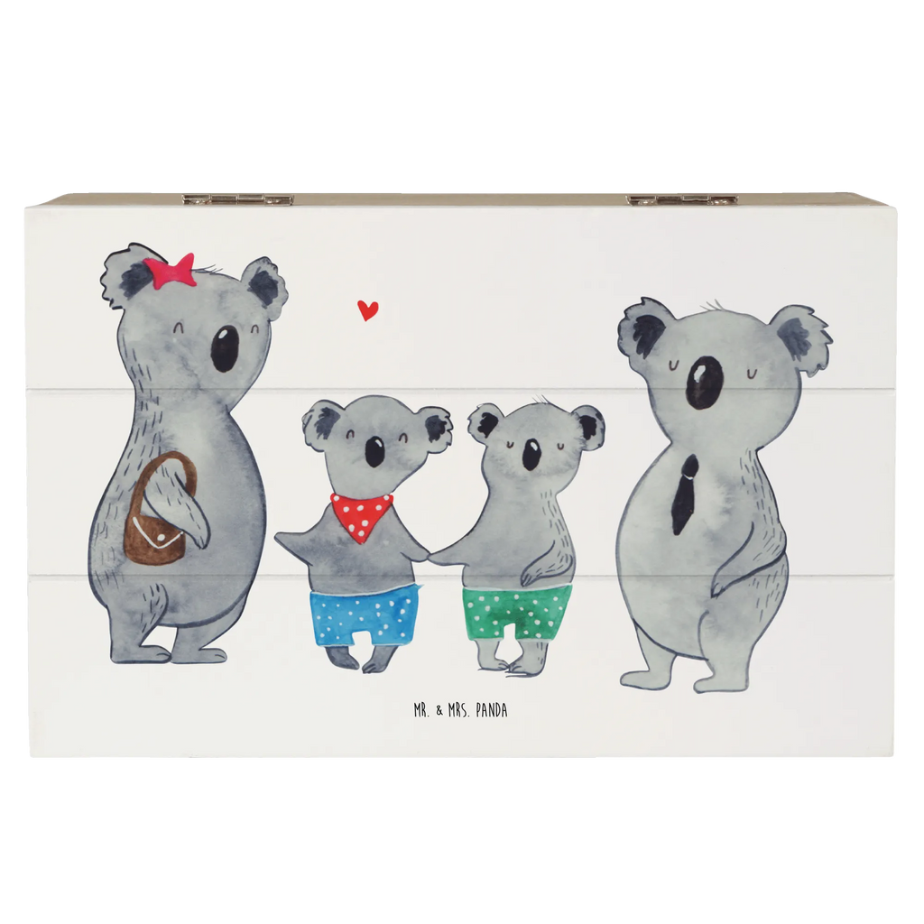 Holzkiste Koala Familie zwei Holzkiste, Kiste, Schatzkiste, Truhe, Schatulle, XXL, Erinnerungsbox, Erinnerungskiste, Dekokiste, Aufbewahrungsbox, Geschenkbox, Geschenkdose, Familie, Vatertag, Muttertag, Bruder, Schwester, Mama, Papa, Oma, Opa, Koala, Koalabär, beste Familie, Familienzeit, Familienleben, Koalafamilie, Lieblingsfamilie