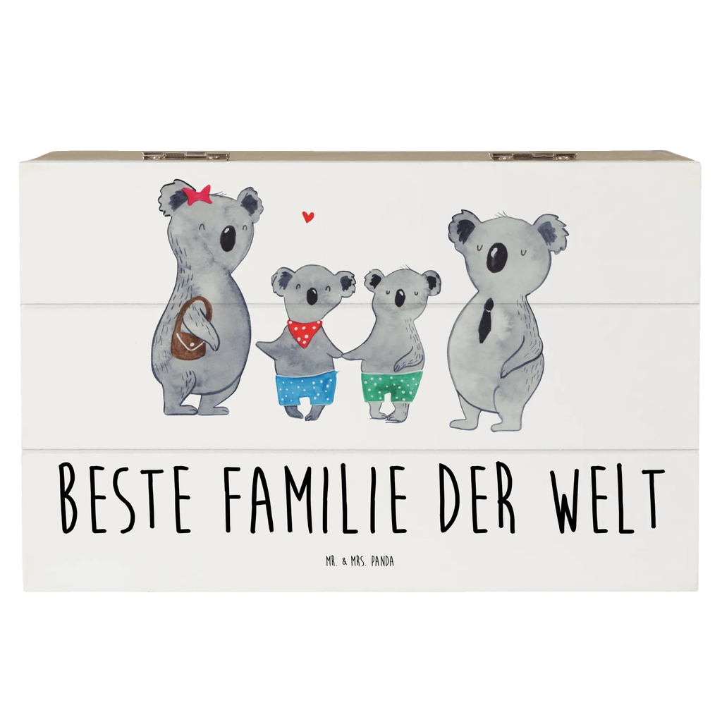 Holzkiste Koala Familie zwei Holzkiste, Kiste, Schatzkiste, Truhe, Schatulle, XXL, Erinnerungsbox, Erinnerungskiste, Dekokiste, Aufbewahrungsbox, Geschenkbox, Geschenkdose, Familie, Vatertag, Muttertag, Bruder, Schwester, Mama, Papa, Oma, Opa, Koala, Koalabär, beste Familie, Familienzeit, Familienleben, Koalafamilie, Lieblingsfamilie