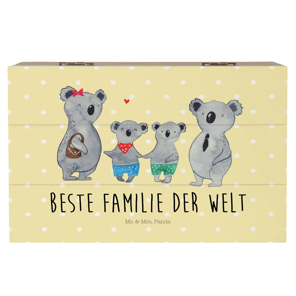 Holzkiste Koala Familie zwei Holzkiste, Kiste, Schatzkiste, Truhe, Schatulle, XXL, Erinnerungsbox, Erinnerungskiste, Dekokiste, Aufbewahrungsbox, Geschenkbox, Geschenkdose, Familie, Vatertag, Muttertag, Bruder, Schwester, Mama, Papa, Oma, Opa, Koala, Koalabär, beste Familie, Familienzeit, Familienleben, Koalafamilie, Lieblingsfamilie