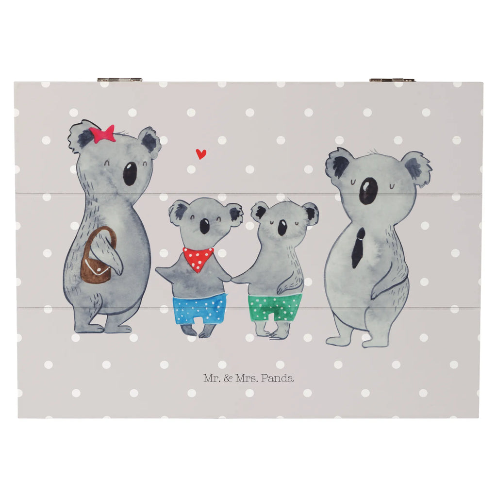 Holzkiste Koala Familie zwei Holzkiste, Kiste, Schatzkiste, Truhe, Schatulle, XXL, Erinnerungsbox, Erinnerungskiste, Dekokiste, Aufbewahrungsbox, Geschenkbox, Geschenkdose, Familie, Vatertag, Muttertag, Bruder, Schwester, Mama, Papa, Oma, Opa, Koala, Koalabär, beste Familie, Familienzeit, Familienleben, Koalafamilie, Lieblingsfamilie