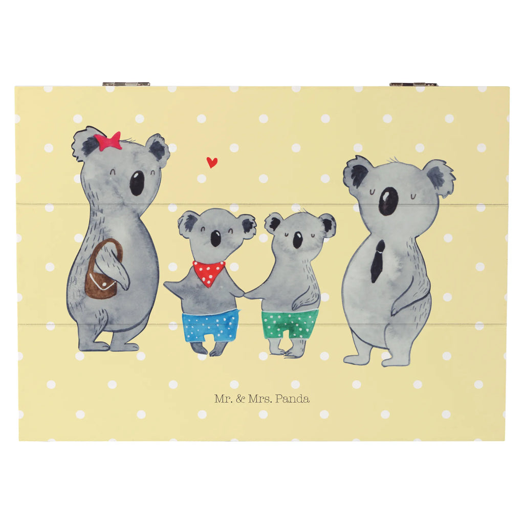 Holzkiste Koala Familie zwei Holzkiste, Kiste, Schatzkiste, Truhe, Schatulle, XXL, Erinnerungsbox, Erinnerungskiste, Dekokiste, Aufbewahrungsbox, Geschenkbox, Geschenkdose, Familie, Vatertag, Muttertag, Bruder, Schwester, Mama, Papa, Oma, Opa, Koala, Koalabär, beste Familie, Familienzeit, Familienleben, Koalafamilie, Lieblingsfamilie