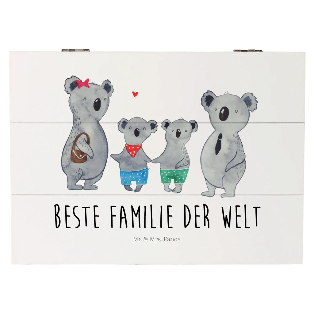 Holzkiste Koala Familie zwei Holzkiste, Kiste, Schatzkiste, Truhe, Schatulle, XXL, Erinnerungsbox, Erinnerungskiste, Dekokiste, Aufbewahrungsbox, Geschenkbox, Geschenkdose, Familie, Vatertag, Muttertag, Bruder, Schwester, Mama, Papa, Oma, Opa, Koala, Koalabär, beste Familie, Familienzeit, Familienleben, Koalafamilie, Lieblingsfamilie