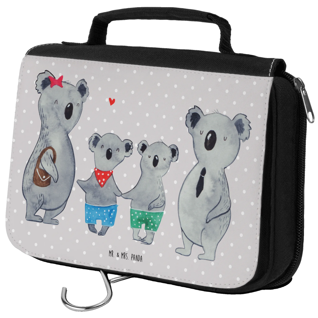 Kulturbeutel Koala Familie zwei Kulturbeutel, Zum Aufhängen, Waschtasche, Kosmetiktasche, Damen, Herren, Aufbewahrungstasche, Schminktasche, Kosmetikbeutel, Organizer, Kulturtasche, Schminkutensil, Familie, Vatertag, Muttertag, Bruder, Schwester, Mama, Papa, Oma, Opa, Koala, Koalabär, beste Familie, Familienzeit, Familienleben, Koalafamilie, Lieblingsfamilie