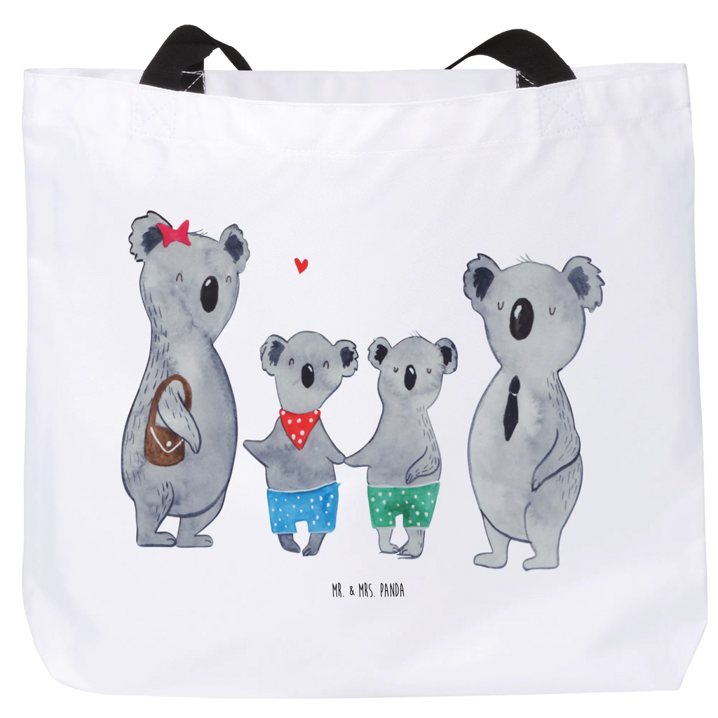 Shopper Koala Familie zwei Beutel, Einkaufstasche, Tasche, Strandtasche, Einkaufsbeutel, Shopper, Schultasche, Freizeittasche, Tragebeutel, Schulbeutel, Alltagstasche, Familie, Vatertag, Muttertag, Bruder, Schwester, Mama, Papa, Oma, Opa, Koala, Koalabär, beste Familie, Familienzeit, Familienleben, Koalafamilie, Lieblingsfamilie