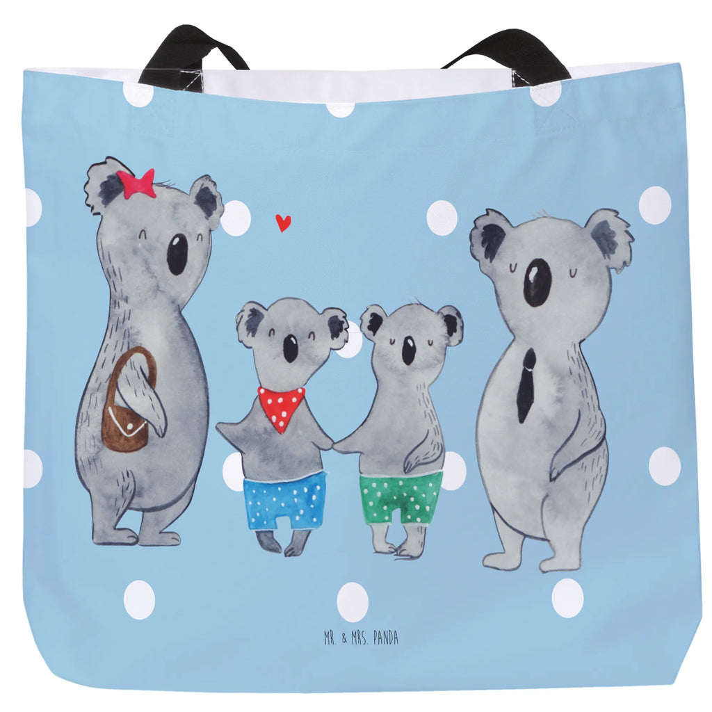 Shopper Koala Familie zwei Beutel, Einkaufstasche, Tasche, Strandtasche, Einkaufsbeutel, Shopper, Schultasche, Freizeittasche, Tragebeutel, Schulbeutel, Alltagstasche, Familie, Vatertag, Muttertag, Bruder, Schwester, Mama, Papa, Oma, Opa, Koala, Koalabär, beste Familie, Familienzeit, Familienleben, Koalafamilie, Lieblingsfamilie