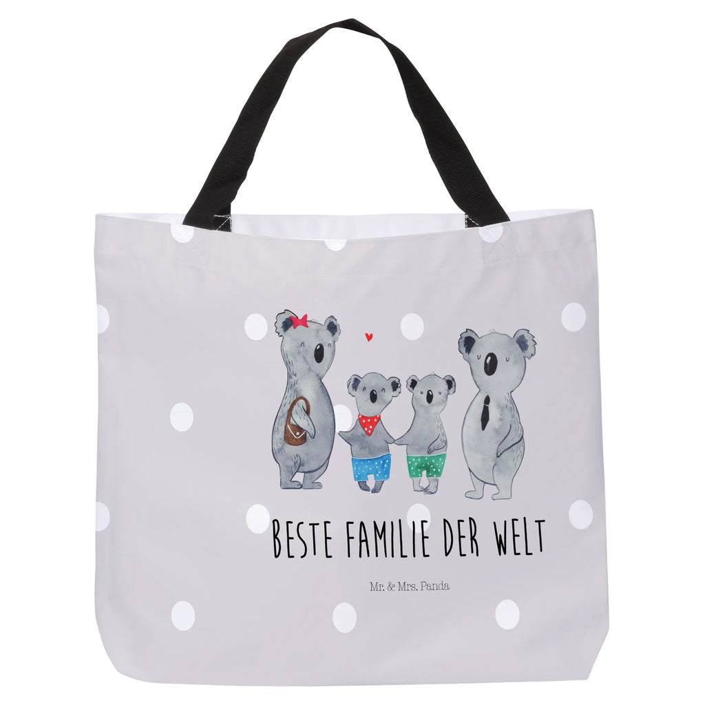 Shopper Koala Familie zwei Beutel, Einkaufstasche, Tasche, Strandtasche, Einkaufsbeutel, Shopper, Schultasche, Freizeittasche, Tragebeutel, Schulbeutel, Alltagstasche, Familie, Vatertag, Muttertag, Bruder, Schwester, Mama, Papa, Oma, Opa, Koala, Koalabär, beste Familie, Familienzeit, Familienleben, Koalafamilie, Lieblingsfamilie