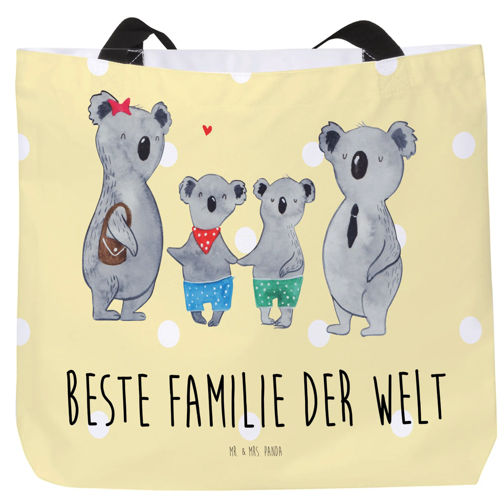 Shopper Koala Familie zwei Beutel, Einkaufstasche, Tasche, Strandtasche, Einkaufsbeutel, Shopper, Schultasche, Freizeittasche, Tragebeutel, Schulbeutel, Alltagstasche, Familie, Vatertag, Muttertag, Bruder, Schwester, Mama, Papa, Oma, Opa, Koala, Koalabär, beste Familie, Familienzeit, Familienleben, Koalafamilie, Lieblingsfamilie