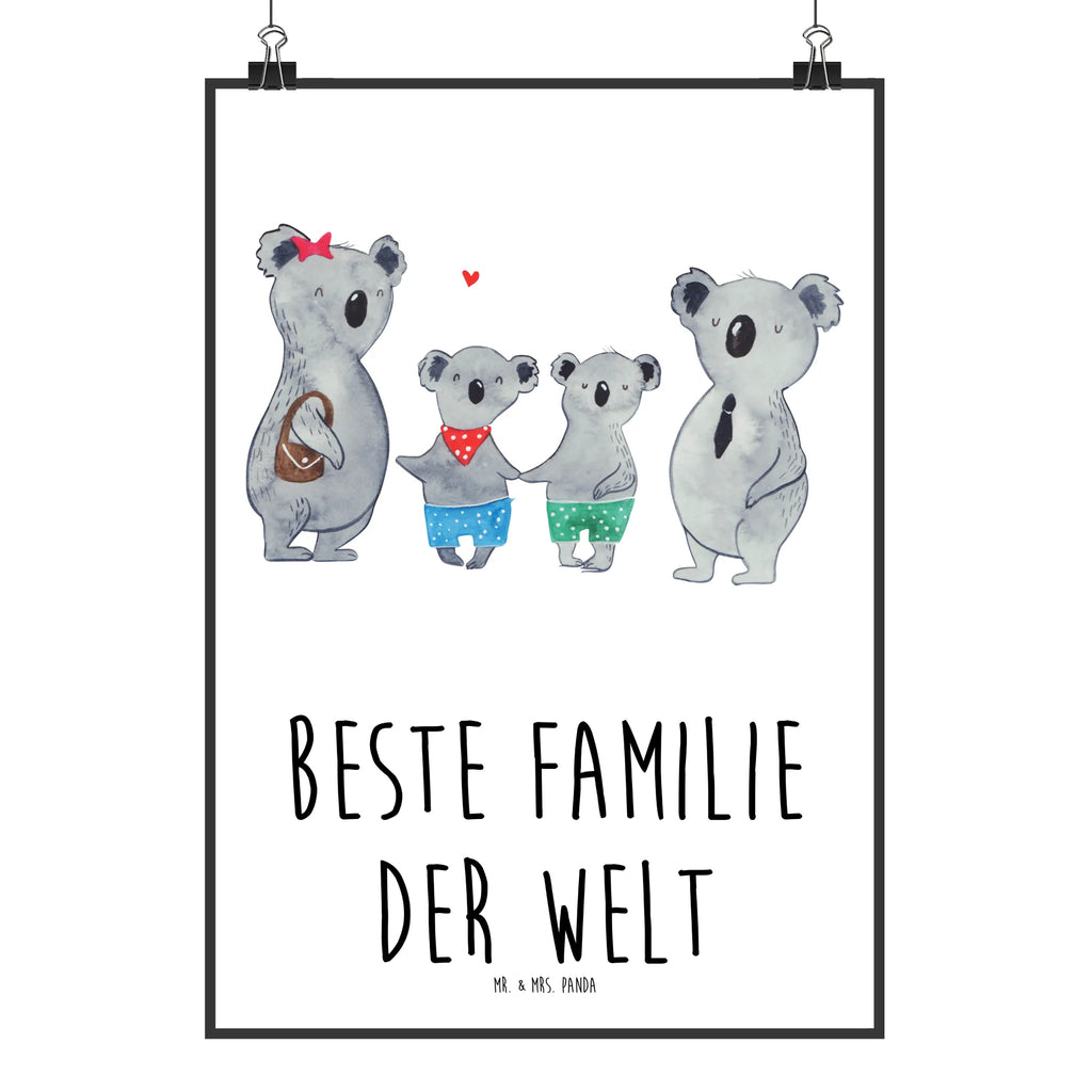 Poster Koala Familie zwei Poster, Wandposter, Bild, Wanddeko, Küchenposter, Kinderposter, Wanddeko Bild, Raumdekoration, Wanddekoration, Handgemaltes Poster, Mr. & Mrs. Panda Poster, Designposter, Kunstdruck, Posterdruck, Familie, Vatertag, Muttertag, Bruder, Schwester, Mama, Papa, Oma, Opa, Koala, Koalabär, beste Familie, Familienzeit, Familienleben, Koalafamilie, Lieblingsfamilie