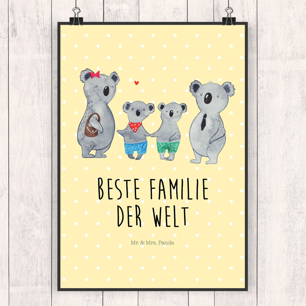 Poster Koala Familie zwei Poster, Wandposter, Bild, Wanddeko, Küchenposter, Kinderposter, Wanddeko Bild, Raumdekoration, Wanddekoration, Handgemaltes Poster, Mr. & Mrs. Panda Poster, Designposter, Kunstdruck, Posterdruck, Familie, Vatertag, Muttertag, Bruder, Schwester, Mama, Papa, Oma, Opa, Koala, Koalabär, beste Familie, Familienzeit, Familienleben, Koalafamilie, Lieblingsfamilie