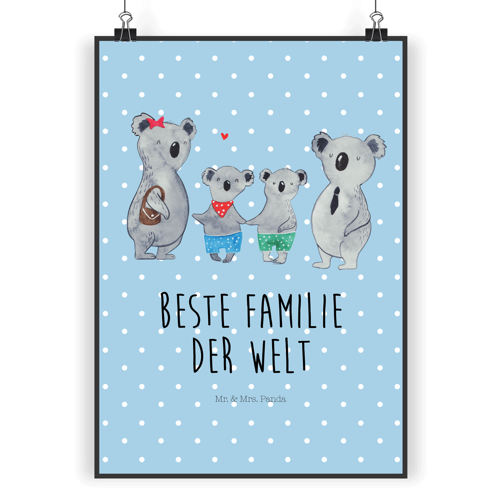 Poster Koala Familie zwei Poster, Wandposter, Bild, Wanddeko, Küchenposter, Kinderposter, Wanddeko Bild, Raumdekoration, Wanddekoration, Handgemaltes Poster, Mr. & Mrs. Panda Poster, Designposter, Kunstdruck, Posterdruck, Familie, Vatertag, Muttertag, Bruder, Schwester, Mama, Papa, Oma, Opa, Koala, Koalabär, beste Familie, Familienzeit, Familienleben, Koalafamilie, Lieblingsfamilie