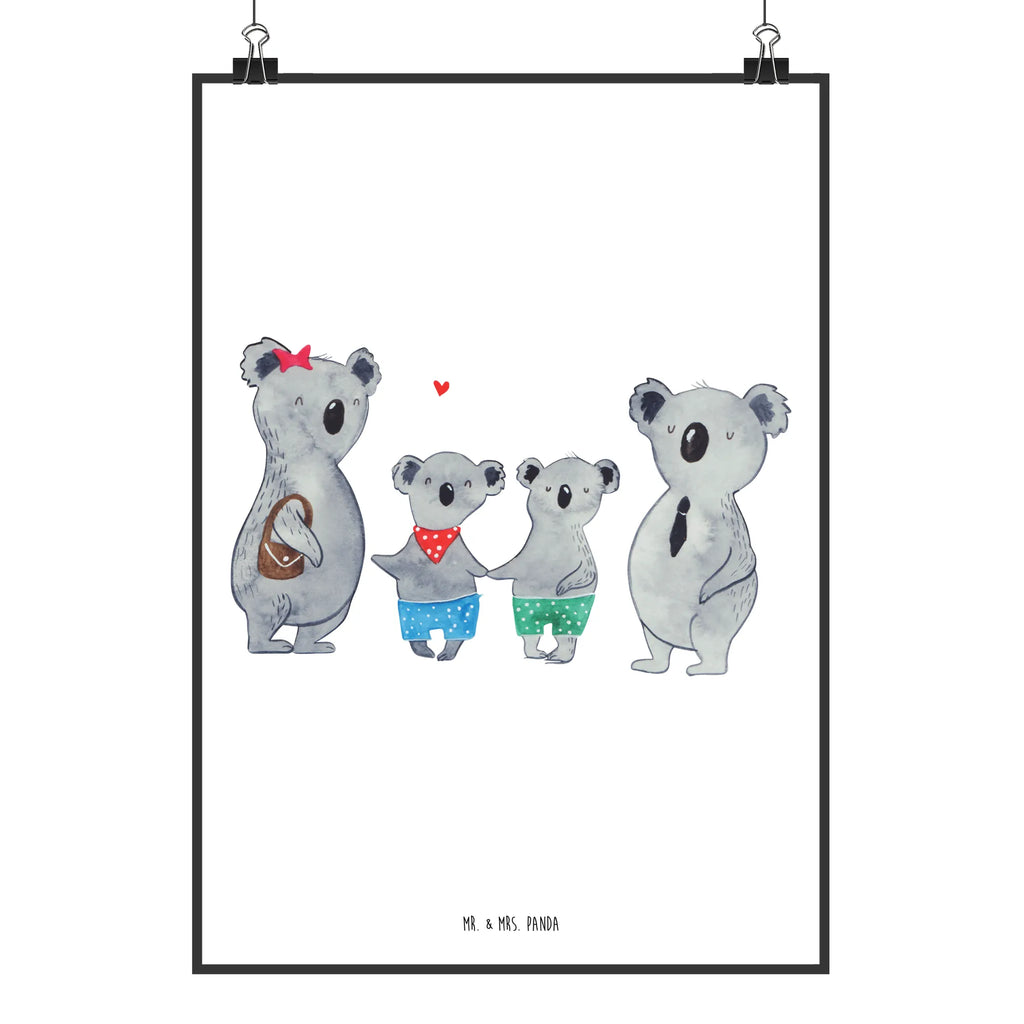 Poster Koala Familie zwei Poster, Wandposter, Bild, Wanddeko, Küchenposter, Kinderposter, Wanddeko Bild, Raumdekoration, Wanddekoration, Handgemaltes Poster, Mr. & Mrs. Panda Poster, Designposter, Kunstdruck, Posterdruck, Familie, Vatertag, Muttertag, Bruder, Schwester, Mama, Papa, Oma, Opa, Koala, Koalabär, beste Familie, Familienzeit, Familienleben, Koalafamilie, Lieblingsfamilie