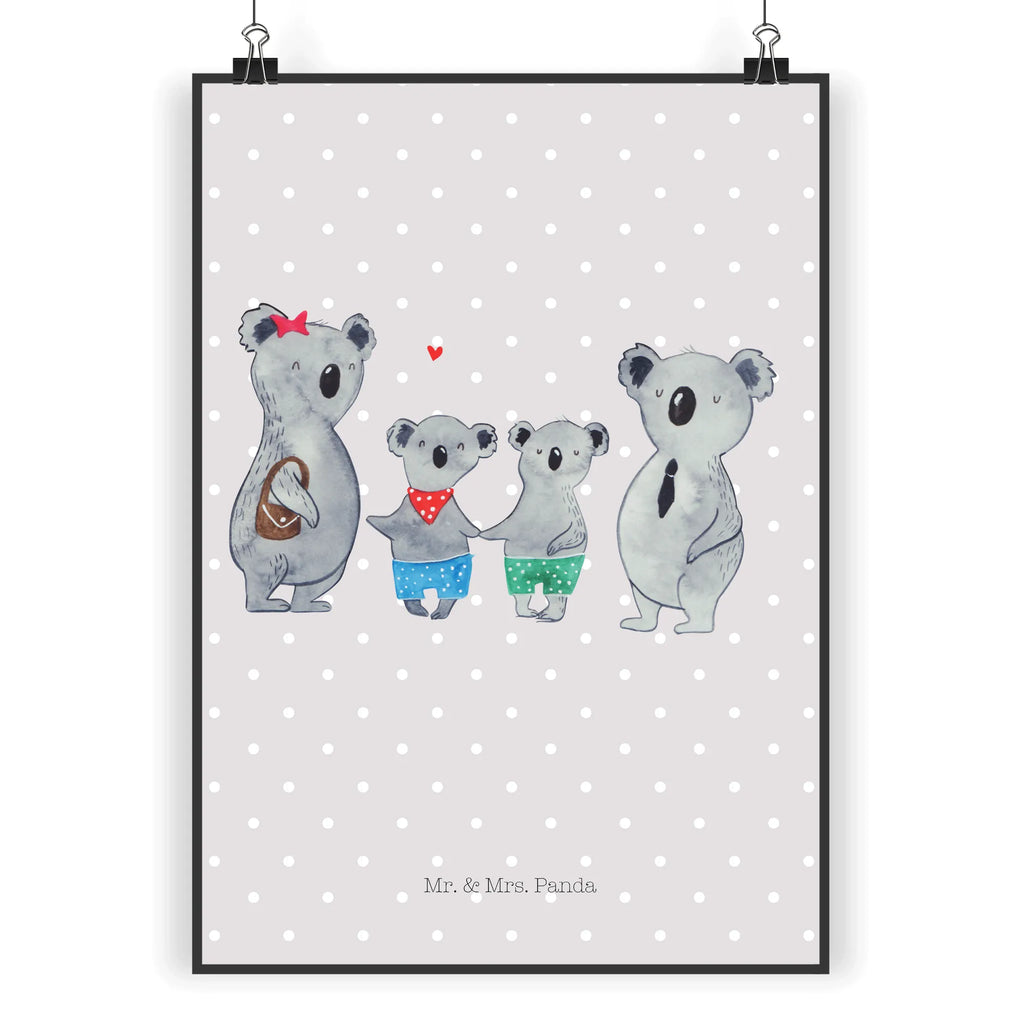 Poster Koala Familie zwei Poster, Wandposter, Bild, Wanddeko, Küchenposter, Kinderposter, Wanddeko Bild, Raumdekoration, Wanddekoration, Handgemaltes Poster, Mr. & Mrs. Panda Poster, Designposter, Kunstdruck, Posterdruck, Familie, Vatertag, Muttertag, Bruder, Schwester, Mama, Papa, Oma, Opa, Koala, Koalabär, beste Familie, Familienzeit, Familienleben, Koalafamilie, Lieblingsfamilie