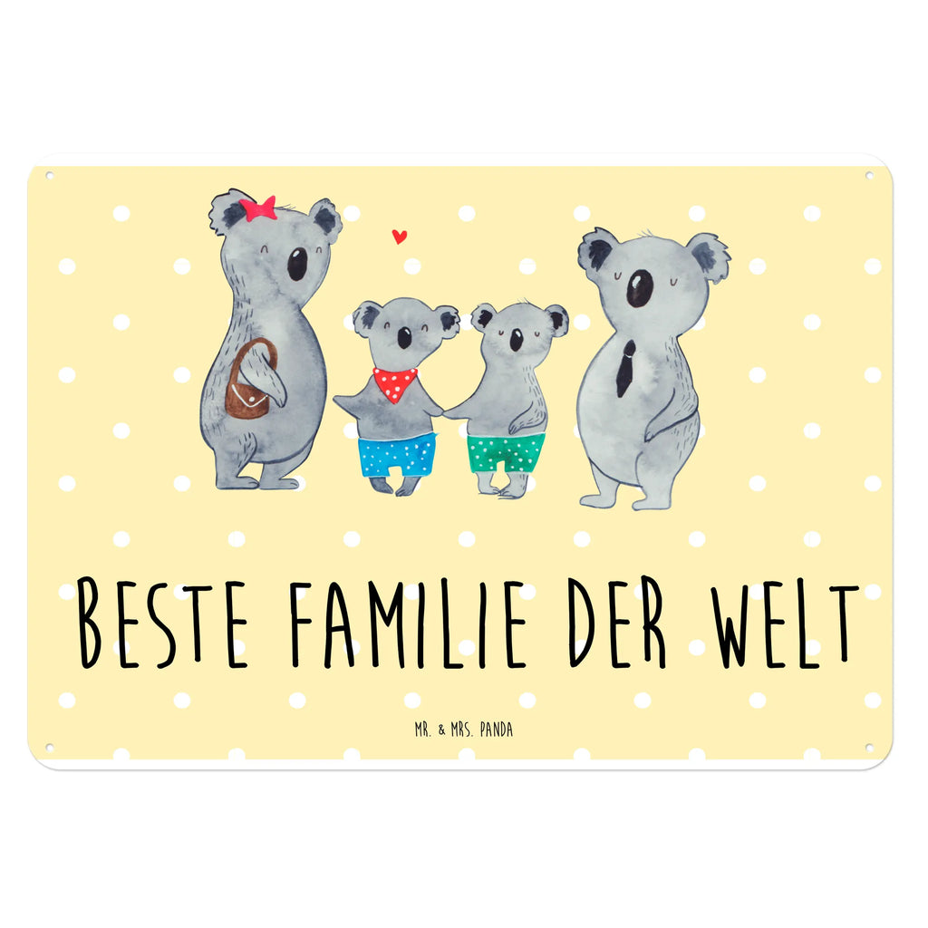 Blechschild Koala Familie zwei Blechschild, Metallschild, Geschenk Schild, Schild, Magnet-Metall-Schild, Deko Schild, Wandschild, Wand-Dekoration, Türschild, Familie, Vatertag, Muttertag, Bruder, Schwester, Mama, Papa, Oma, Opa, Koala, Koalabär, beste Familie, Familienzeit, Familienleben, Koalafamilie, Lieblingsfamilie