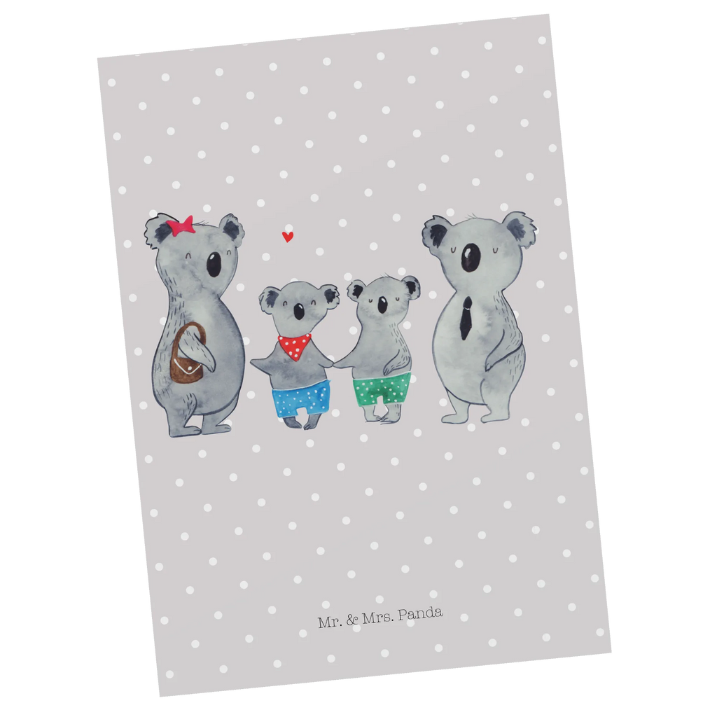 Postkarte Koala Familie zwei Postkarte, Karte, Geschenkkarte, Grußkarte, Einladung, Ansichtskarte, Geburtstagskarte, Einladungskarte, Dankeskarte, Ansichtskarten, Einladung Geburtstag, Einladungskarten Geburtstag, Familie, Vatertag, Muttertag, Bruder, Schwester, Mama, Papa, Oma, Opa, Koala, Koalabär, beste Familie, Familienzeit, Familienleben, Koalafamilie, Lieblingsfamilie