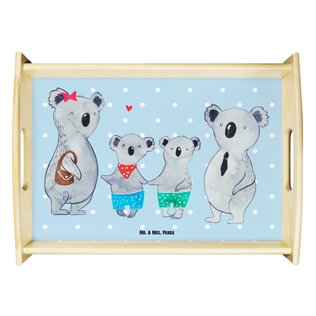 Serviertablett Koala Familie zwei Serviertablett, Tablett, Holztablett, Küchentablett, Dekotablett, Frühstückstablett, Familie, Vatertag, Muttertag, Bruder, Schwester, Mama, Papa, Oma, Opa, Koala, Koalabär, beste Familie, Familienzeit, Familienleben, Koalafamilie, Lieblingsfamilie