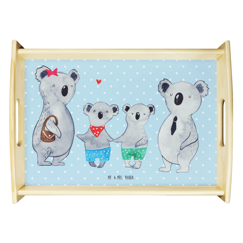 Serviertablett Koala Familie zwei Serviertablett, Tablett, Holztablett, Küchentablett, Dekotablett, Frühstückstablett, Familie, Vatertag, Muttertag, Bruder, Schwester, Mama, Papa, Oma, Opa, Koala, Koalabär, beste Familie, Familienzeit, Familienleben, Koalafamilie, Lieblingsfamilie