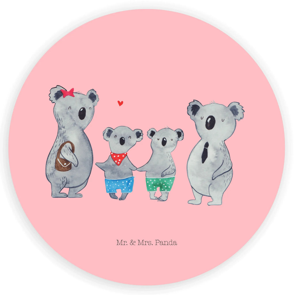 Rund Aufkleber Koala Familie zwei Sticker, Aufkleber, Etikett, Kinder, rund, Familie, Vatertag, Muttertag, Bruder, Schwester, Mama, Papa, Oma, Opa, Koala, Koalabär, beste Familie, Familienzeit, Familienleben, Koalafamilie, Lieblingsfamilie