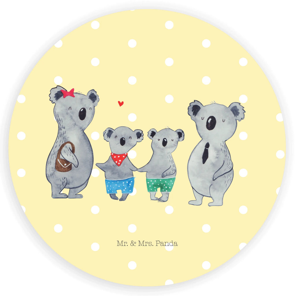 Rund Aufkleber Koala Familie zwei Sticker, Aufkleber, Etikett, Kinder, rund, Familie, Vatertag, Muttertag, Bruder, Schwester, Mama, Papa, Oma, Opa, Koala, Koalabär, beste Familie, Familienzeit, Familienleben, Koalafamilie, Lieblingsfamilie