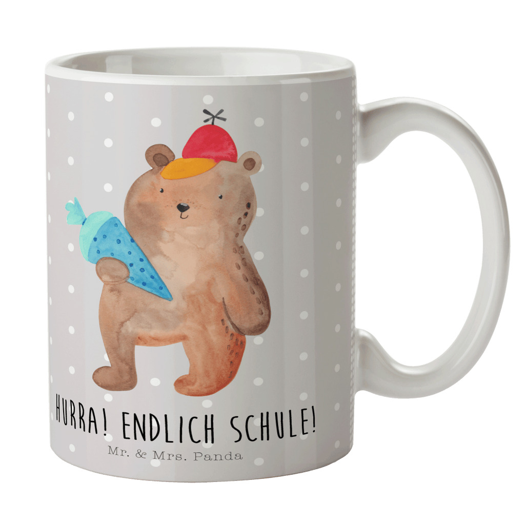 Tasse Bär Schultüte Tasse, Kaffeetasse, Teetasse, Becher, Kaffeebecher, Teebecher, Keramiktasse, Porzellantasse, Büro Tasse, Geschenk Tasse, Tasse Sprüche, Tasse Motive, Kaffeetassen, Tasse bedrucken, Designer Tasse, Cappuccino Tassen, Schöne Teetassen, Bär, Teddy, Teddybär, Bär Motiv, Schultüte, Erster Schultag Geschenk, Einschulung Geschenk, Schule Geschenk, Grundschule, Schulanfang, Schulbeginn