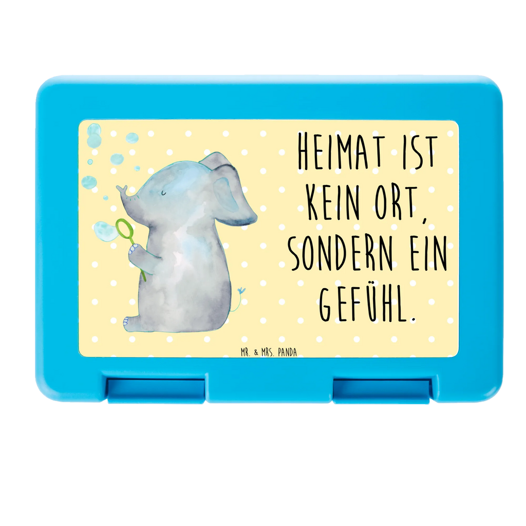 Brotdose Elefant Seifenblasen Brotbox, Snackbox, Lunch box, Butterbrotdose, Brotzeitbox, Tiermotive, Gute Laune, lustige Sprüche, Tiere, Elefant, Elefanten, Dickhäuter, Rüsseltier, Seifenblasen, Liebe, Heimat, Gefühl. Daheim, Liebesbeweis, Liebesspruch