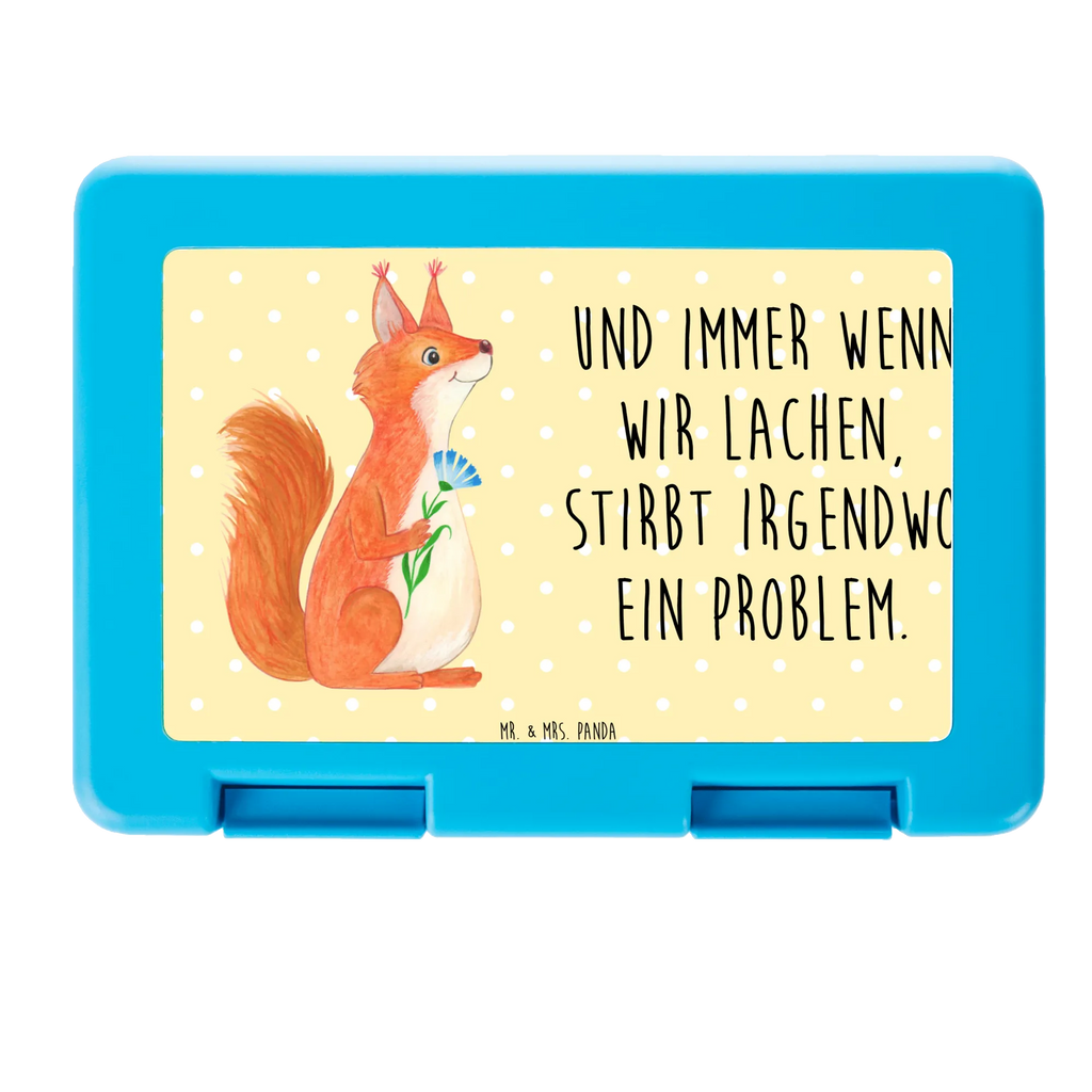 Brotdose Eichhörnchen Blume Brotbox, Snackbox, Lunch box, Butterbrotdose, Brotzeitbox, Tiermotive, Gute Laune, lustige Sprüche, Tiere, Eichhörnchen, Eichhorn, Spruch positiv, Lachen, Spaß, Motivation Sprüche, Motivation Bilder, glücklich Spruch, Spruch Deko