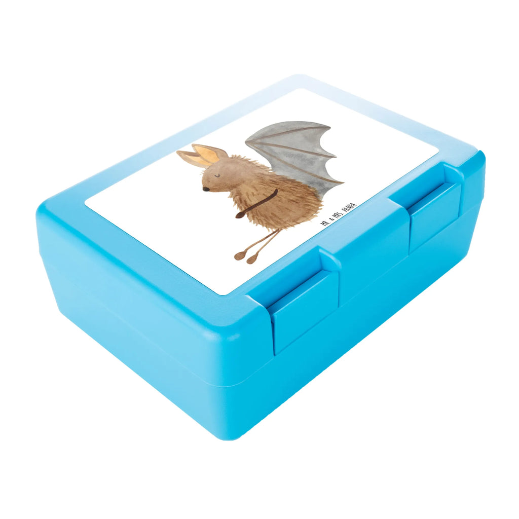 Brotdose Fledermaus sitzend Brotbox, Snackbox, Lunch box, Butterbrotdose, Brotzeitbox, Tiermotive, Gute Laune, lustige Sprüche, Tiere, Fledermaus, Fledermäuse, Motivation, entspannen