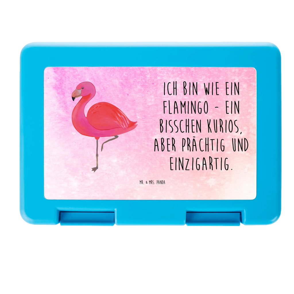 Brotdose Flamingo Classic Brotbox, Snackbox, Lunch box, Butterbrotdose, Brotzeitbox, Flamingo, Einzigartig, Selbstliebe, Stolz, ich, für mich, Spruch, Freundin, Freundinnen, Außenseiter, Sohn, Tochter, Geschwister