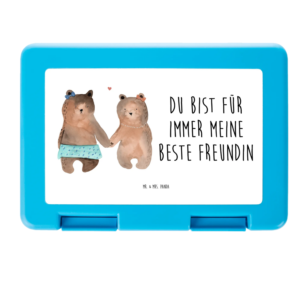 Brotdose Bär Freundin Brotbox, Snackbox, Lunch box, Butterbrotdose, Brotzeitbox, Bär, Teddy, Teddybär, Bär Freundin Beste Freund Liebe Liebesbeweis Verliebt Kumpel Kumpeliene