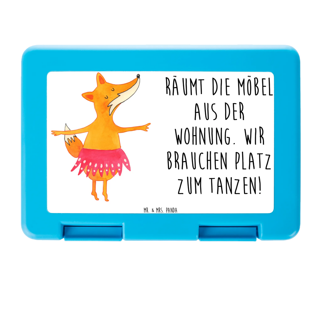 Brotdose Fuchs Ballerina Brotbox, Snackbox, Lunch box, Butterbrotdose, Brotzeitbox, Fuchs, Fuchs Spruch, Füchse, Füchsin, Ballerina, Ballett, Tänzerin, Tanzen, Party, Einladung, Geburtstag